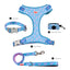 Royal Pets Pet Harness 4 Pcs Set with Leashes, Collars & Poop Bag Holder