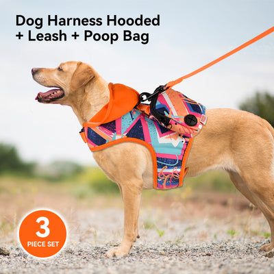 Arnés Royal Pets con gorro, bolsa y correas