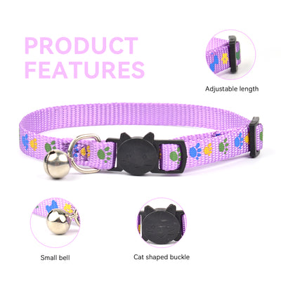 Royal Pets 6 Pcs Cat Collars Set MT 006 with Bell