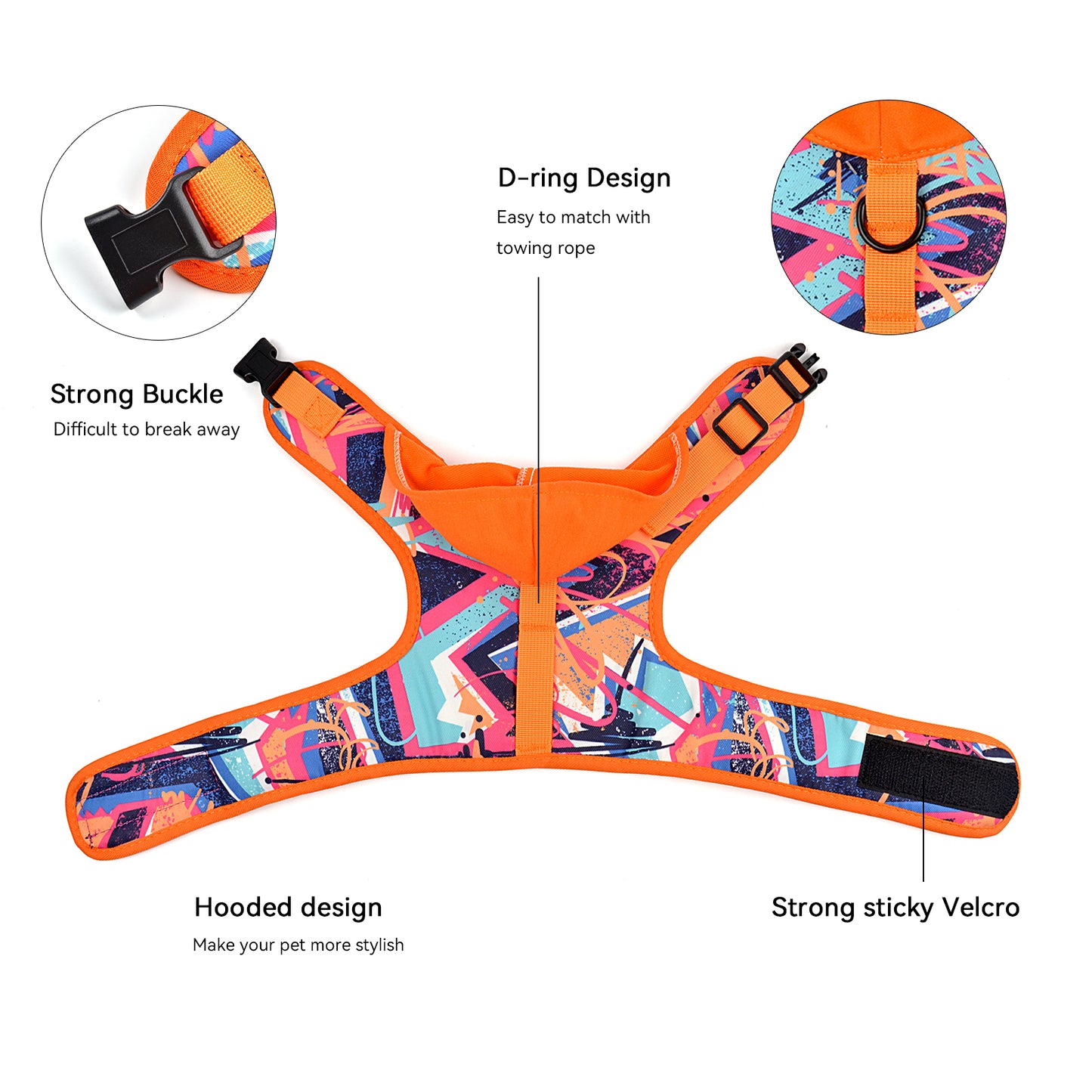 Royal Pets Harness with Hood, Bag & Leash
