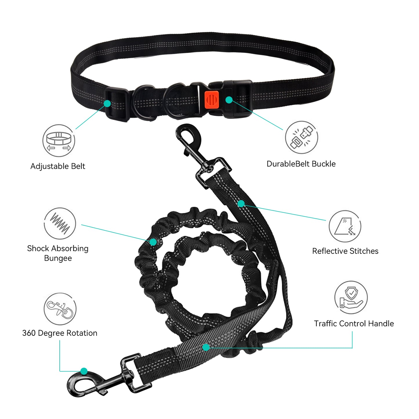 Royal Pets Running Cuerda Bungee Correas