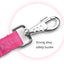 Royal Pets Stretchy Reflective Bungee Rope Leashes With Car Seat Belt Attachment - Double Padded Handle - Extra Strong Shock Absorber