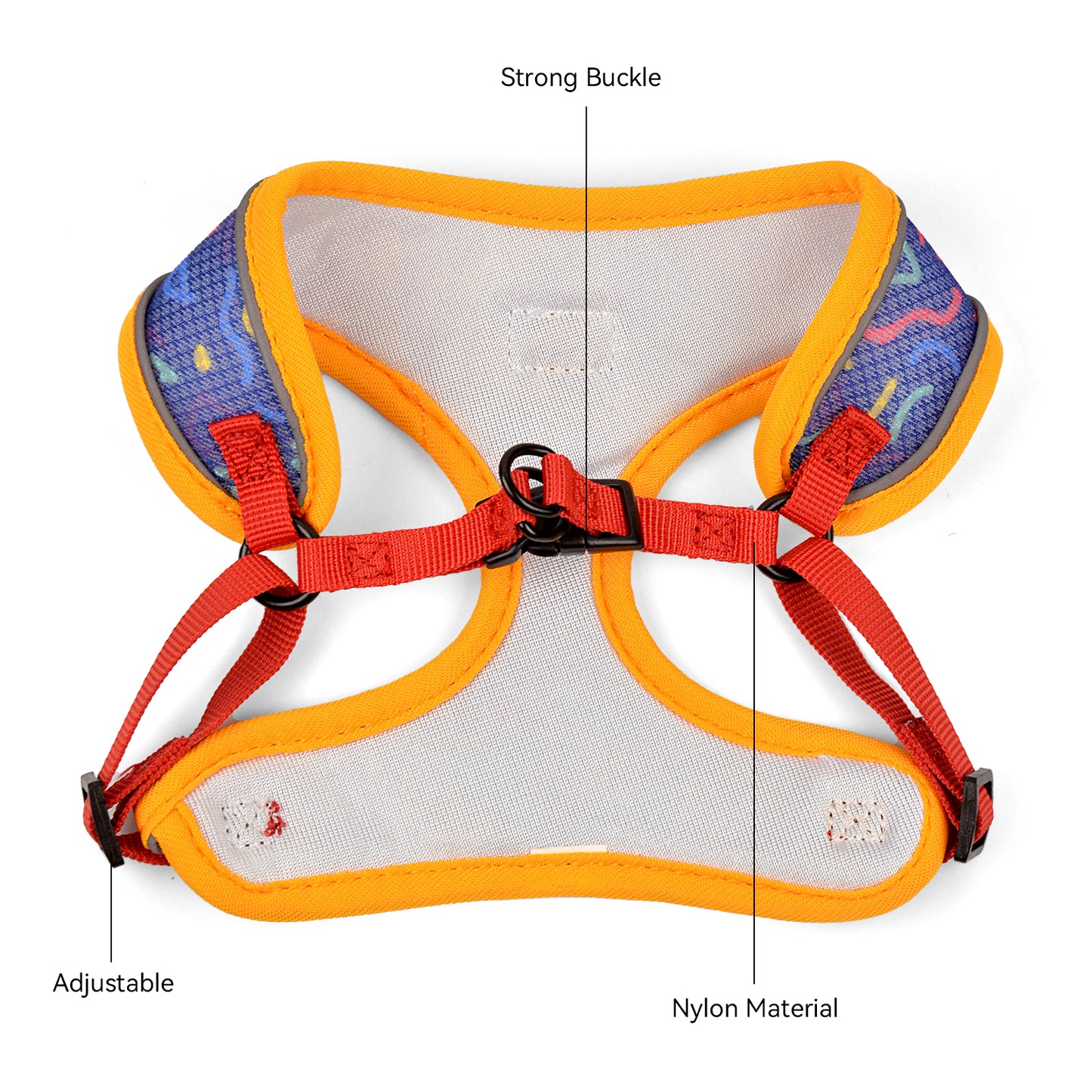 Arnés para mascotas estampado de malla Royal Pets