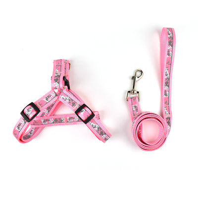 Arnés y correas para mascotas con estampado de Royal Pets
