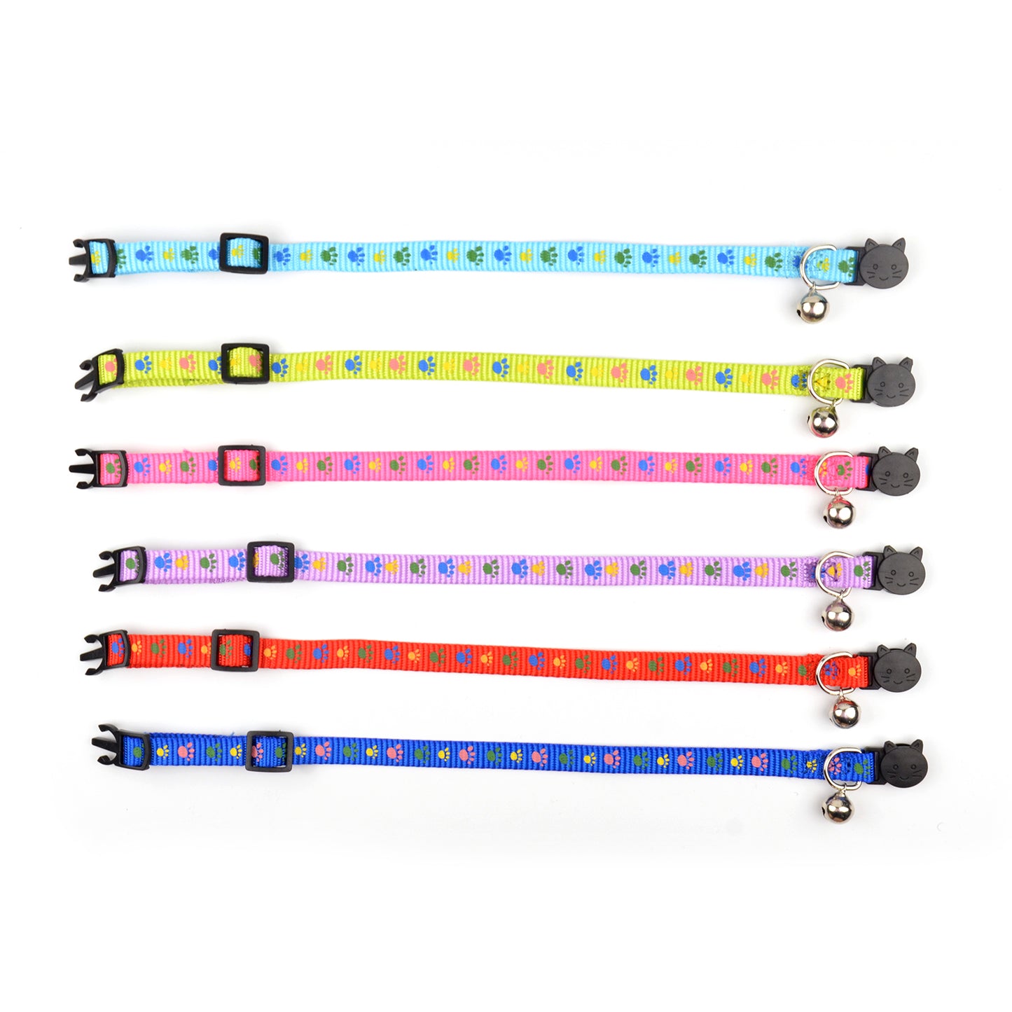Royal Pets 6 Pcs Cat Collars Set MT 006 with Bell