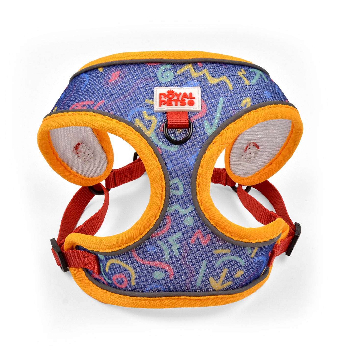 Arnés para mascotas estampado de malla Royal Pets