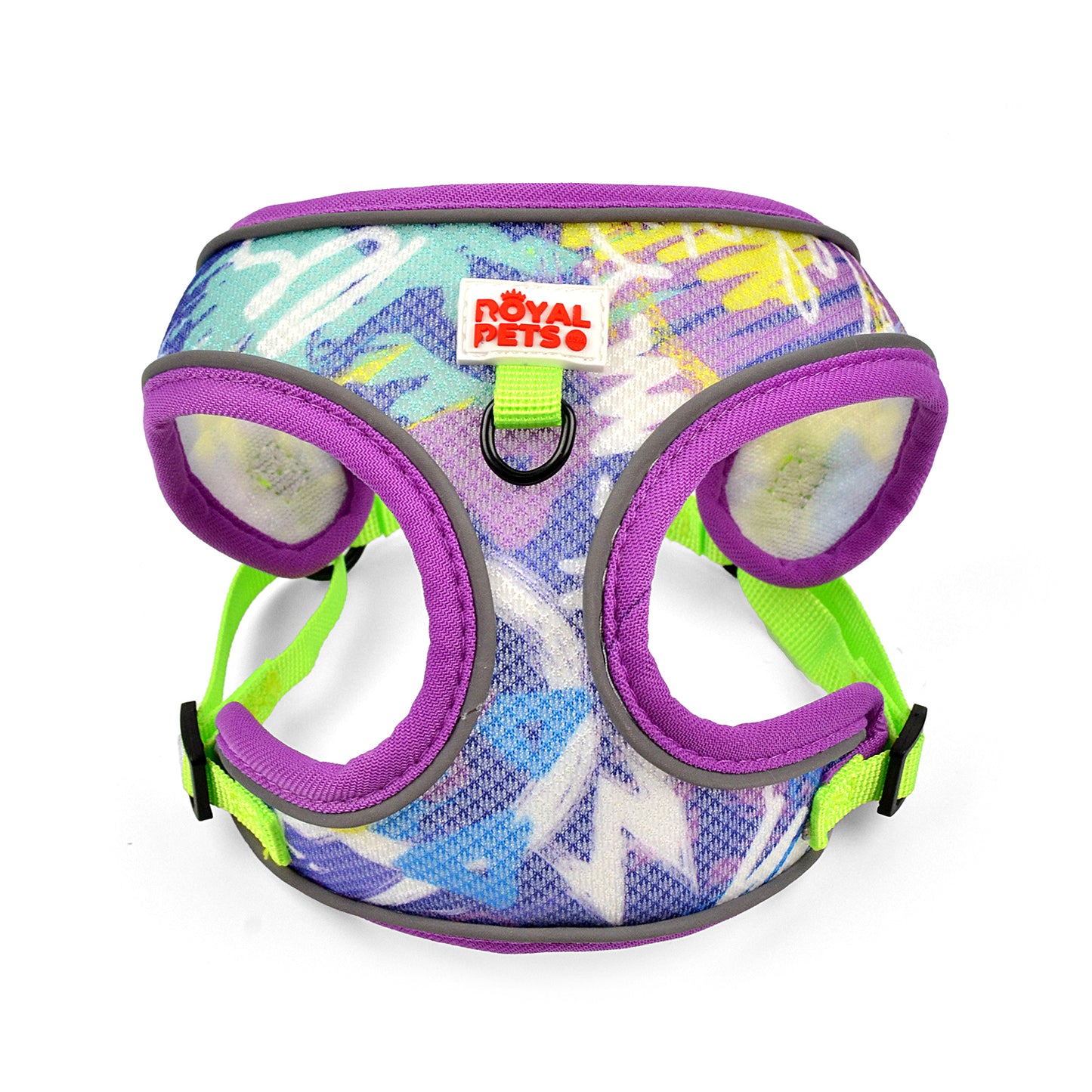 Arnés para mascotas estampado de malla Royal Pets