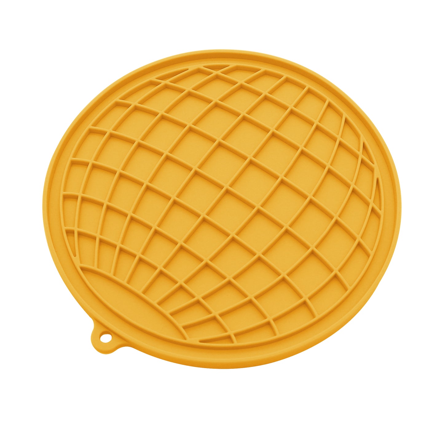 Royal Pets USA Pack Earth Shape Yellow Lick Mat for Dog & Cat Slow Feeder ; Perfect for Food, Treats, Yogurt, or Peanut Butter, Alternative to a Slow Feed Dog Normal Mat.