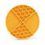 Royal Pets 2-in-1 Silicon Pet Lick Mat with Suction Yellow - Food Grade Safety