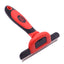 Royal Pets USA Professional Deshedding Brush 83 Teeths for Dogs and Cats with Short or Long Hair Effectively Removes Dead Hair and Untangles Up To 95%. Detachable Head for Easy Cleaning. (Slim Handle)