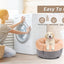 Royal Pets USA Premium and Comfortable Plush Bed for Dogs & Cats with Cushion for Small and Medium Size Dog and Cat with Non-Slip Bottom. (Solid, Large)