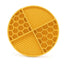 Royal Pets 2-in-1 Silicon Pet Lick Mat with Suction Yellow - Food Grade Safety