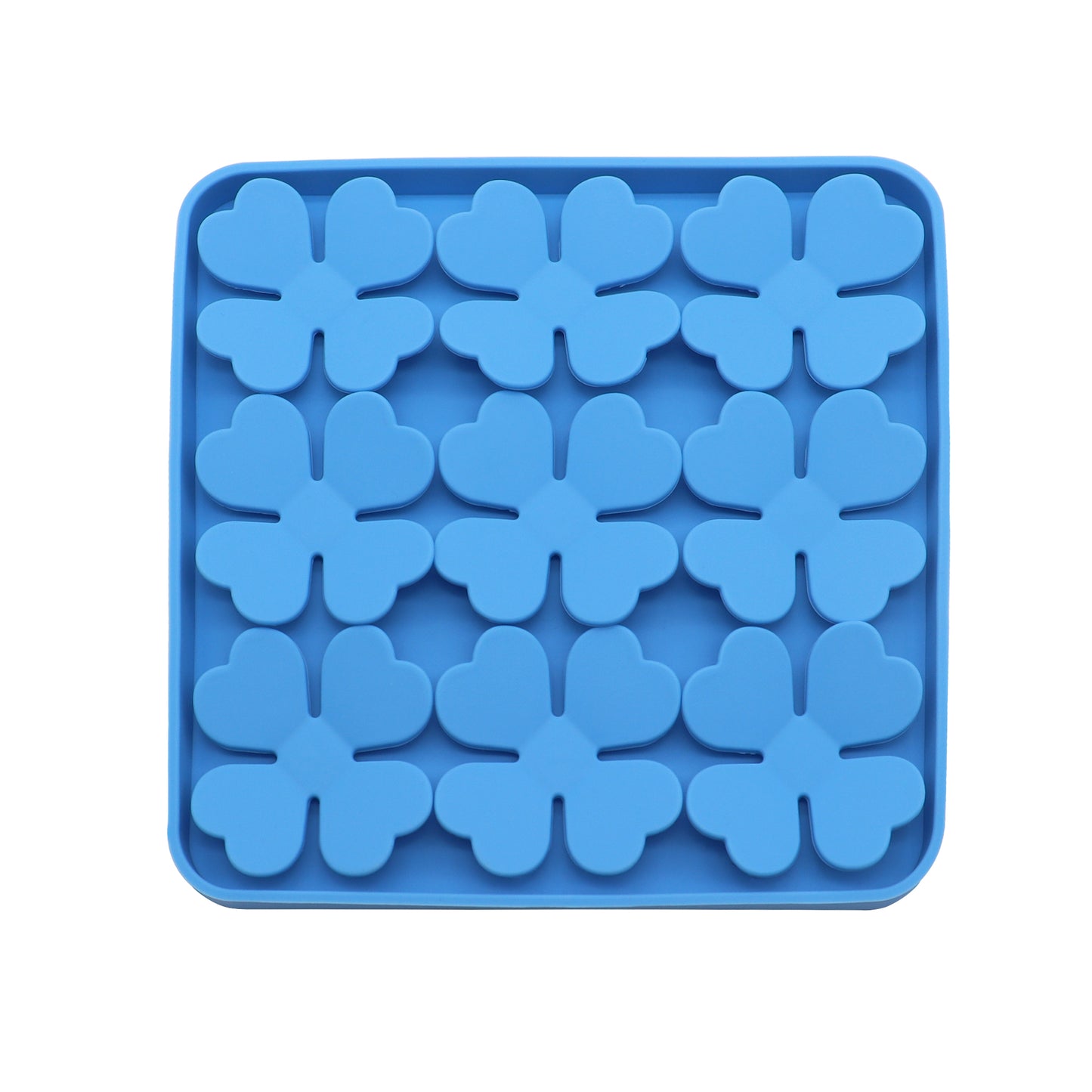 Royal Pets Silicone Pet Square Shaped Slow Feeding Lick Mat, Blue