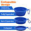 Royal Pets USA Collapsible Dog Travel Bowls, Portable Water Bowl for Dogs or Cats Pet Foldable Feeding Water or Treat for Traveling, Walking & Camping with Carabiner, BPA Free 1000ml
