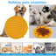 Royal Pets USA Pack Earth Shape Yellow Lick Mat for Dog & Cat Slow Feeder ; Perfect for Food, Treats, Yogurt, or Peanut Butter, Alternative to a Slow Feed Dog Normal Mat.