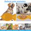Royal Pets USA Pack Fish Shape Yellow Lick Mat for Dog & Cat Slow Feeder ; Perfect for Food, Treats, Yogurt, or Peanut Butter, Alternative to a Slow Feed Dog Normal Mat.