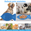 Royal Pets USA Pack Fish Shape Blue Lick Mat for Dog & Cat Slow Feeder ; Perfect for Food, Treats, Yogurt, or Peanut Butter, Alternative to a Slow Feed Dog Normal Mat.