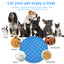 Royal Pets USA Earth Shape Blue Lick Mat for Dog & Cat Slow Feeder ; Perfect for Food, Treats, Yogurt, or Peanut Butter, Alternative to a Slow Feed Dog Normal Mat.
