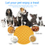Royal Pets USA Pack Earth Shape Yellow Lick Mat for Dog & Cat Slow Feeder ; Perfect for Food, Treats, Yogurt, or Peanut Butter, Alternative to a Slow Feed Dog Normal Mat.