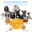 Royal Pets 2-in-1 Silicon Pet Lick Mat with Suction Yellow - Food Grade Safety
