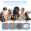 Royal Pets Silicone Pet Square Shaped Slow Feeding Lick Mat, Blue