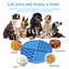 Royal Pets Silicone Pet 2-in-1 Lick Mat Blue -Food Grade Safety