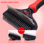 Royal Pets USA Pet Grooming Brush 2-in-1 Dematting & Comb Set Undercoat Rake for Dogs and Cats, New Design, Life-Time Guarantee, Extra Wide Dog & Cats Grooming Brush for Small to Large Breed (Large)