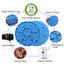 Royal Pets Silicone Pet Slow Feeding Lick Mat Round Blue- Food Grade Safety