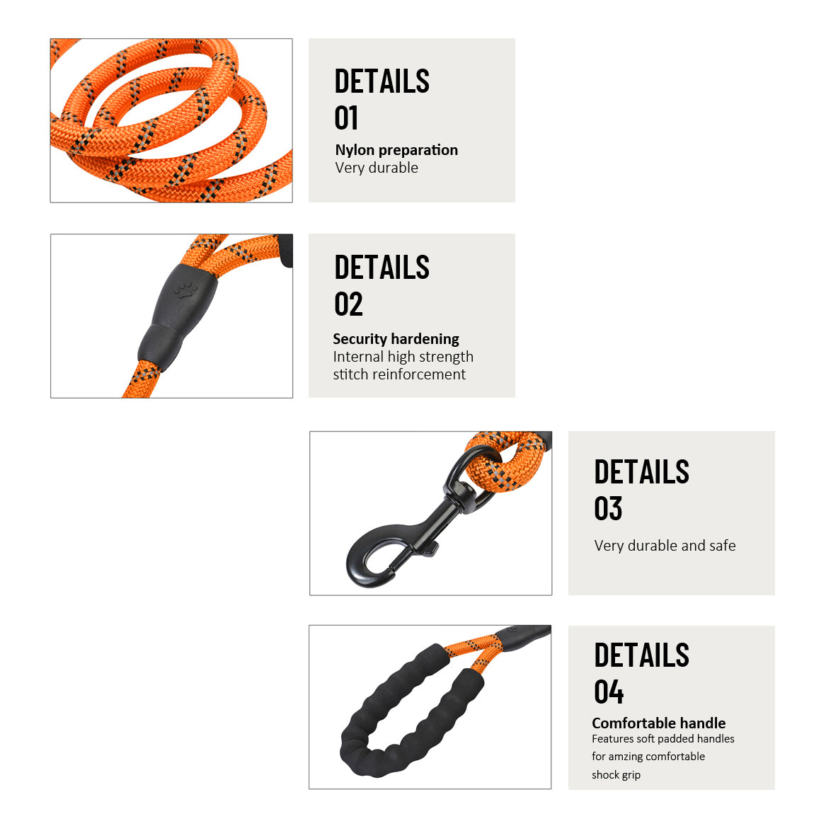 Royal Pets Correas para mascotas de doble cabeza