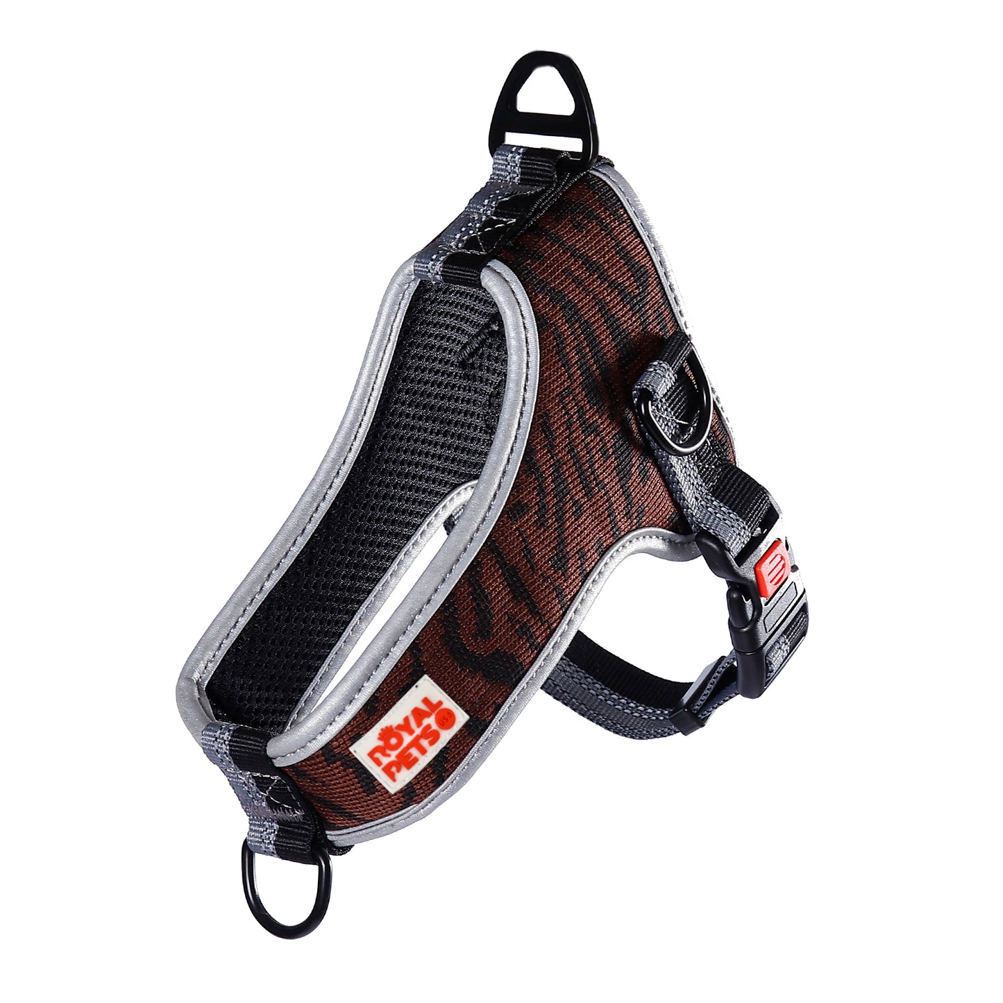 Royal Pets U-shaped Tiger Series Pet Harness with No Pull Tactical Reflective Dog Vest