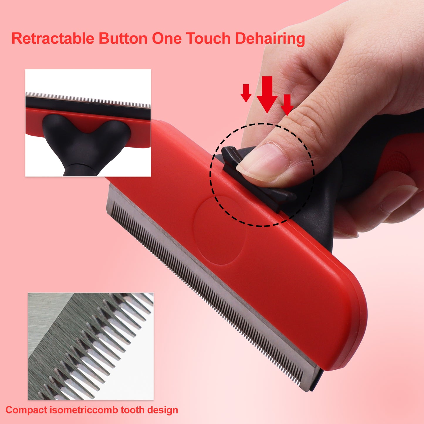 Royal Pets Easy Cleaning Pet Deshedding Rake