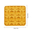 Royal Pets Silicone Pet Square Shaped Slow Feeding Lick Mat Yellow