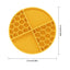 Royal Pets 2-in-1 Silicon Pet Lick Mat with Suction Yellow - Food Grade Safety