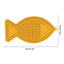 Royal Pets USA Pack Fish Shape Yellow Lick Mat for Dog & Cat Slow Feeder ; Perfect for Food, Treats, Yogurt, or Peanut Butter, Alternative to a Slow Feed Dog Normal Mat.