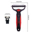 Royal Pets USA Dog Grooming Brush for Shedding 2-in1 Deshedding Tool & Undercoat Rake for Long and Short Hair Dogs with Double Coat - Dematting Comb and Pet Hair Deshedder, Life-Time Guarantee (Large)