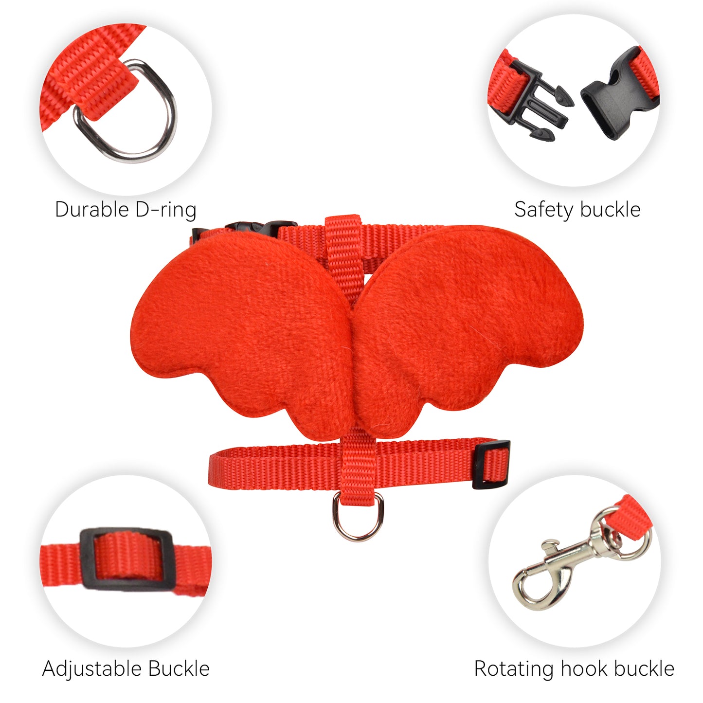 Royal Pets Pet Harness with Angel Wings