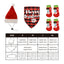 Royal Pets USA Perfect Christmas Costume, Matching Outfit for Dogs and Cats, Including Hats, Bandana, and Sets of Anti-Slip Socks