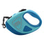 Royal Pets USA Retractable Dog Leash with Strong LED Flash-Light, Anti-Lock Mechanism, Tangle Free, Anti-Slip Comfort Grip, Dog Safety Walking Leash for Small, Medium & Large Breed (Blue, 16 Ft)