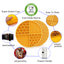 Royal Pets 2-in-1 Silicon Pet Lick Mat with Suction Yellow - Food Grade Safety