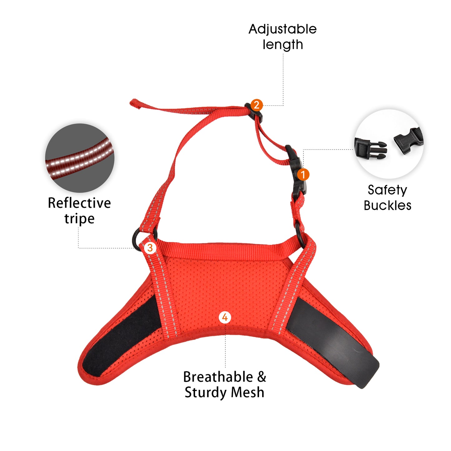 Royal Pets Pet Muzzle Reflective - Strong & Heavy Duty Strip