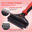 Royal Pets USA Pet Grooming Brush 2-in-1 Dematting & Comb Set Undercoat Rake for Dogs and Cats, New Design, Life-Time Guarantee, Extra Wide Dog & Cats Grooming Brush for Small to Large Breed (Large)