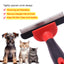 Royal Pets USA Professional Deshedding Brush 83 Teeths for Dogs and Cats with Short or Long Hair Effectively Removes Dead Hair and Untangles Up To 95%. Detachable Head for Easy Cleaning. (Slim Handle)