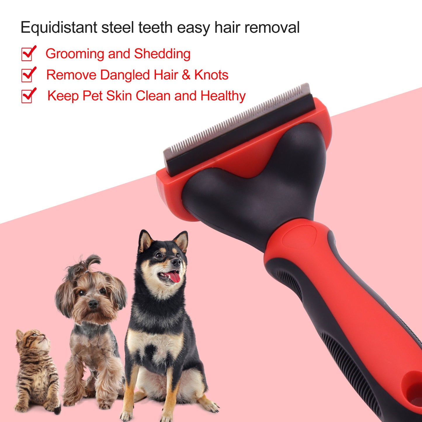 Royal Pets Grooming Deshedding Rake