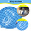 Royal Pets USA Earth Shape Blue Lick Mat for Dog & Cat Slow Feeder ; Perfect for Food, Treats, Yogurt, or Peanut Butter, Alternative to a Slow Feed Dog Normal Mat.