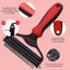 Royal Pets USA Pet Grooming Brush 2-in-1 Dematting & Comb Set Undercoat Rake for Dogs and Cats, New Design, Life-Time Guarantee, Extra Wide Dog & Cats Grooming Brush for Small to Large Breed (Large)