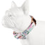 Royal Pets Dog Printed Collar Metal Buckle With Stylish Bow Tie Fashionable - Heavy Duty