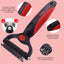 Royal Pets USA Dog Grooming Brush for Shedding 2-in1 Deshedding Tool & Undercoat Rake for Long and Short Hair Dogs with Double Coat - Dematting Comb and Pet Hair Deshedder, Life-Time Guarantee (Large)