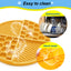 Royal Pets 2-in-1 Silicon Pet Lick Mat with Suction Yellow - Food Grade Safety
