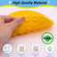 Royal Pets USA Pack Earth Shape Yellow Lick Mat for Dog & Cat Slow Feeder ; Perfect for Food, Treats, Yogurt, or Peanut Butter, Alternative to a Slow Feed Dog Normal Mat.
