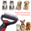 Royal Pets USA Dog Grooming Brush for Shedding 2-in1 Deshedding Tool & Undercoat Rake for Long and Short Hair Dogs with Double Coat - Dematting Comb and Pet Hair Deshedder, Life-Time Guarantee (Large)